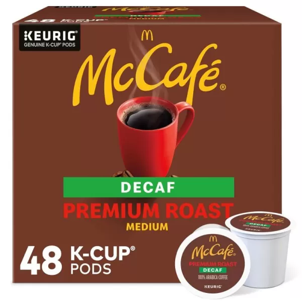 McCafe Classic Collection SingleServe Coffee KCup Pods Classic Collection Variety Pack 40 CountPremium Roast Decaf 48 Count Pack of 1