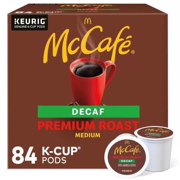 McCafe Classic Collection SingleServe Coffee KCup Pods Classic Collection Variety Pack 40 CountPremium Roast Decaf 84 Count Pack of 1