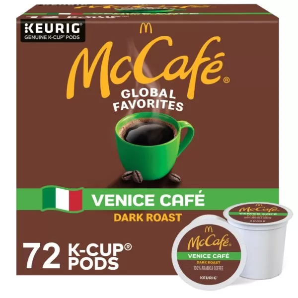 McCafe Classic Collection SingleServe Coffee KCup Pods Classic Collection Variety Pack 40 CountVenice Caf 72 Count Pack of 1