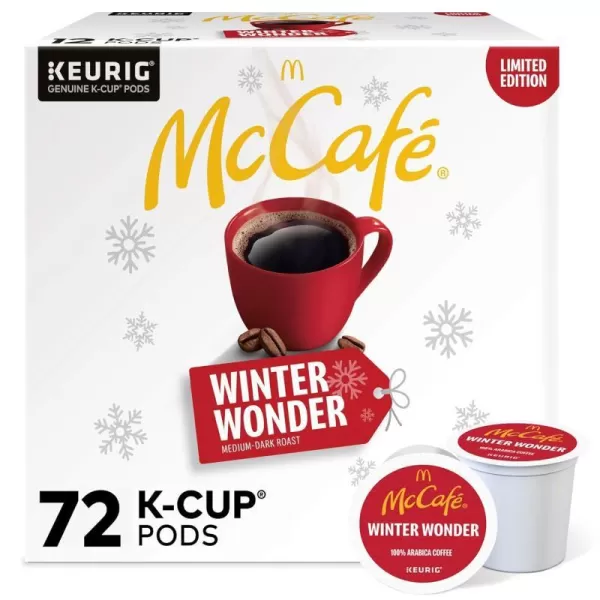 McCafe Classic Collection SingleServe Coffee KCup Pods Classic Collection Variety Pack 40 CountWinter Wonder 72 Count Pack of 1