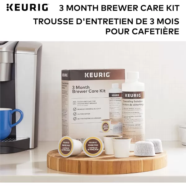 Keurig 3Month Brewer Maintenance Kit Includes Descaling Solution Water Filter Cartridges amp Rinse Pods Compatible Classic10 amp 20 KCup Coffee Makers 7 CountMaintenance Kit