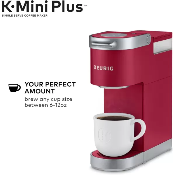 Keurig KMini Plus Single Serve KCup Pod Coffee Maker BlackCardinal Red