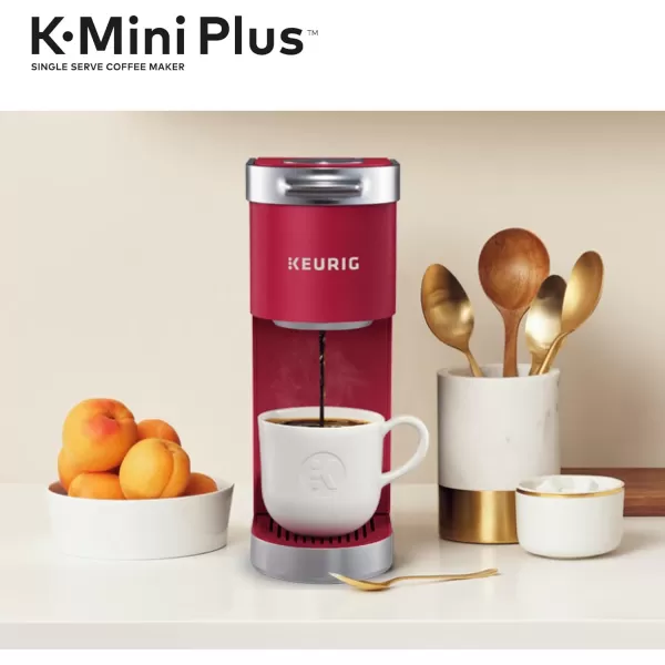 Keurig KMini Plus Single Serve KCup Pod Coffee Maker BlackCardinal Red