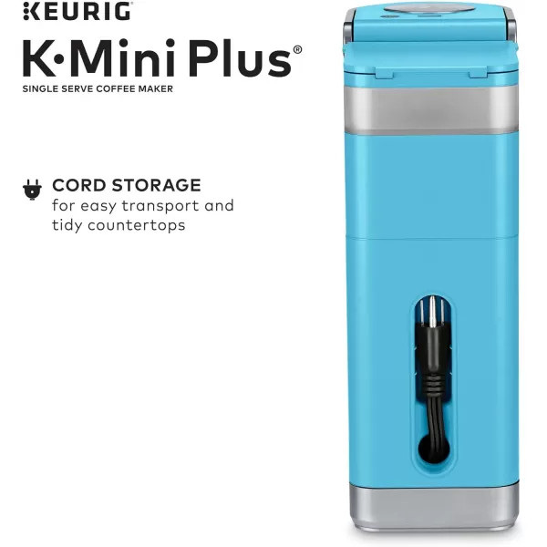 Keurig KMini Plus Single Serve KCup Pod Coffee Maker BlackCool Aqua