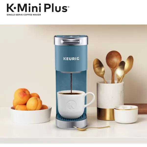 Keurig KMini Plus Single Serve KCup Pod Coffee Maker BlackEvening Teal