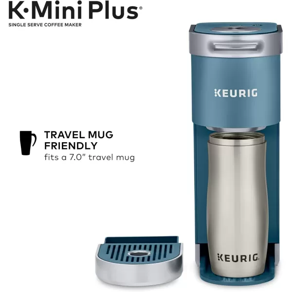 Keurig KMini Plus Single Serve KCup Pod Coffee Maker BlackEvening Teal