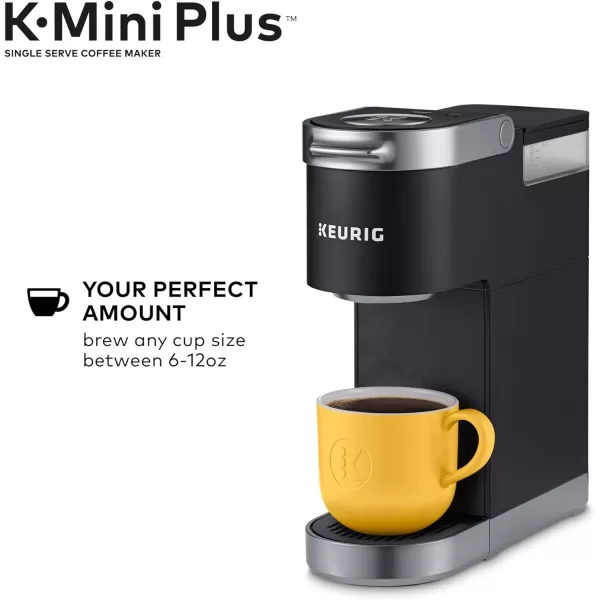 Keurig KMini Plus Single Serve KCup Pod Coffee Maker BlackMatte Black