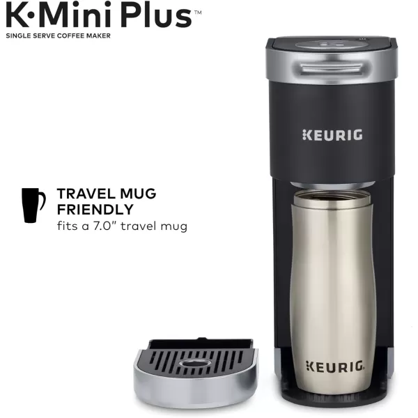 Keurig KMini Plus Single Serve KCup Pod Coffee Maker BlackMatte Black