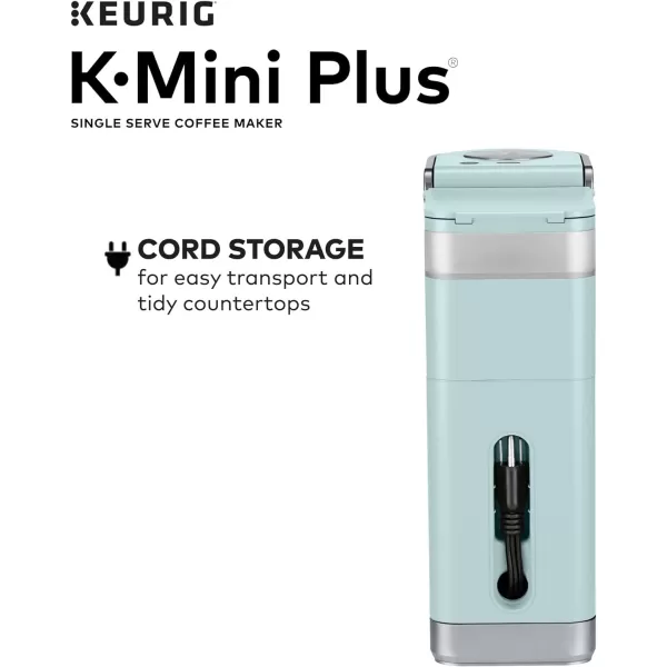 Keurig KMini Plus Single Serve KCup Pod Coffee Maker BlackMisty Green