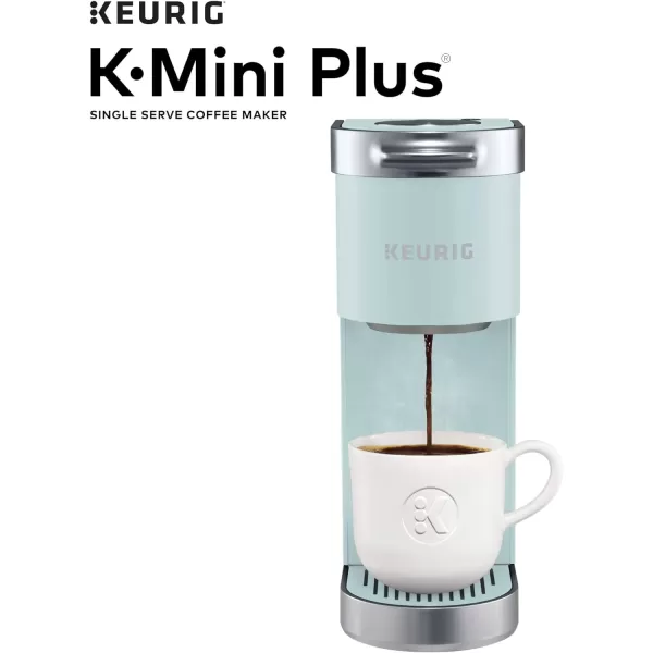 Keurig KMini Plus Single Serve KCup Pod Coffee Maker BlackMisty Green