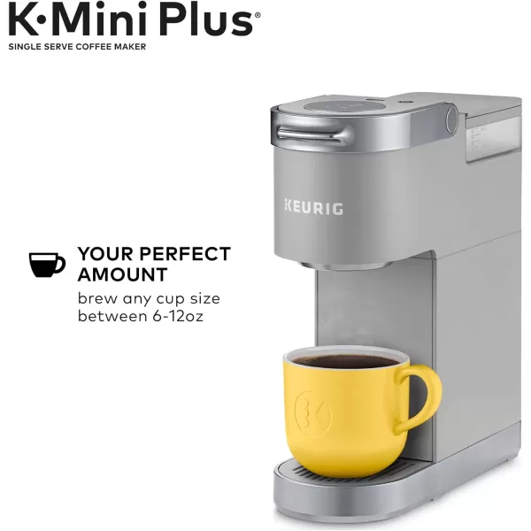 Keurig KMini Plus Single Serve KCup Pod Coffee Maker BlackStudio Gray