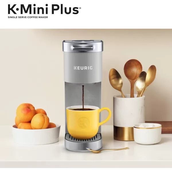 Keurig KMini Plus Single Serve KCup Pod Coffee Maker BlackStudio Gray