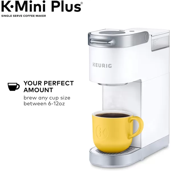 Keurig KMini Plus Single Serve KCup Pod Coffee Maker BlackWhite