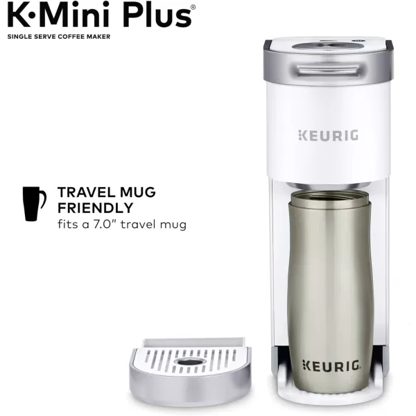 Keurig KMini Plus Single Serve KCup Pod Coffee Maker BlackWhite