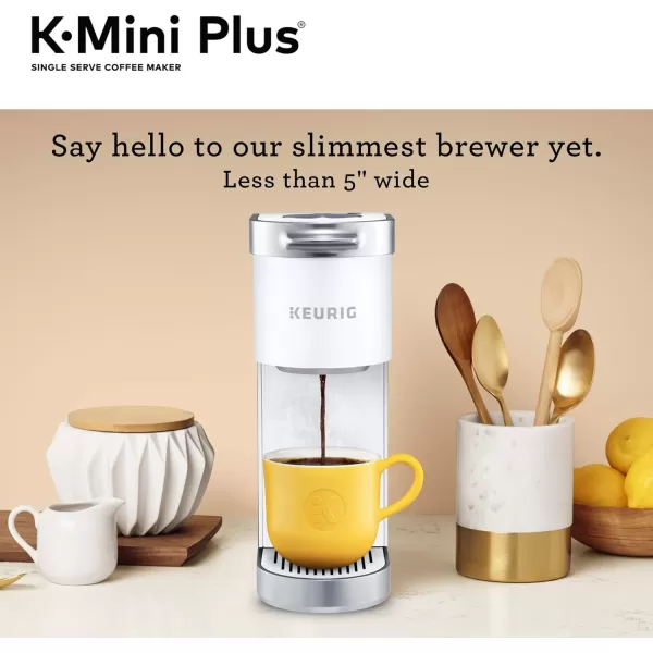 Keurig KMini Plus Single Serve KCup Pod Coffee Maker BlackWhite