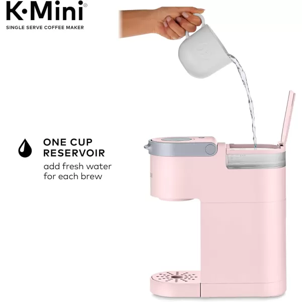 Keurig KMini Single Serve KCup Pod Coffee Maker Dusty Rose 6 to 12 oz Brew SizesDusty Rose