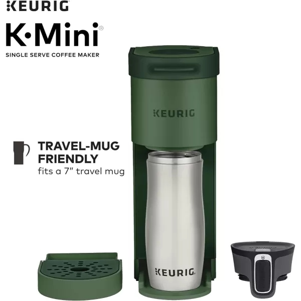 Keurig KMini Single Serve KCup Pod Coffee Maker Dusty Rose 6 to 12 oz Brew SizesEvergreen