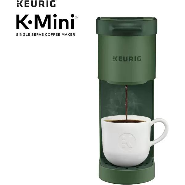 Keurig KMini Single Serve KCup Pod Coffee Maker Dusty Rose 6 to 12 oz Brew SizesEvergreen