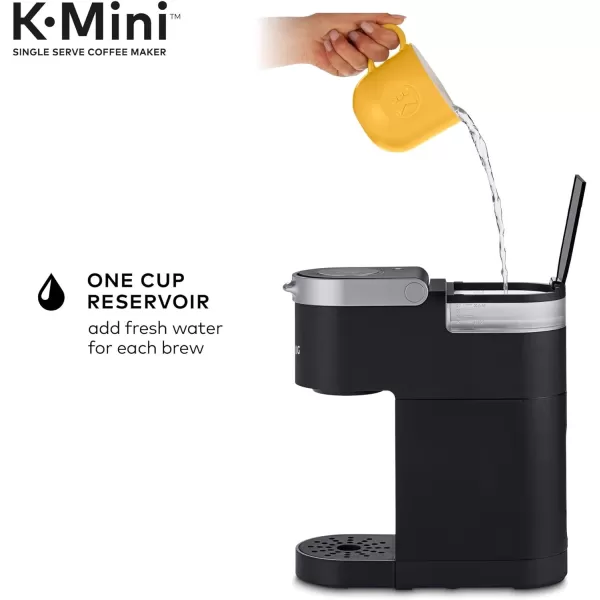 Keurig KMini Single Serve KCup Pod Coffee Maker Dusty Rose 6 to 12 oz Brew SizesKMini  Black Frother