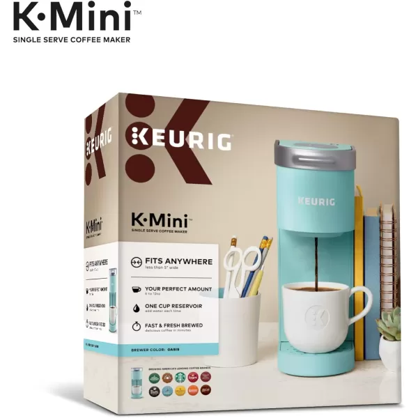 Keurig KMini Single Serve KCup Pod Coffee Maker Dusty Rose 6 to 12 oz Brew SizesOasis