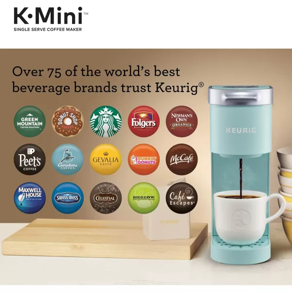 Keurig KMini Single Serve KCup Pod Coffee Maker Dusty Rose 6 to 12 oz Brew SizesOasis