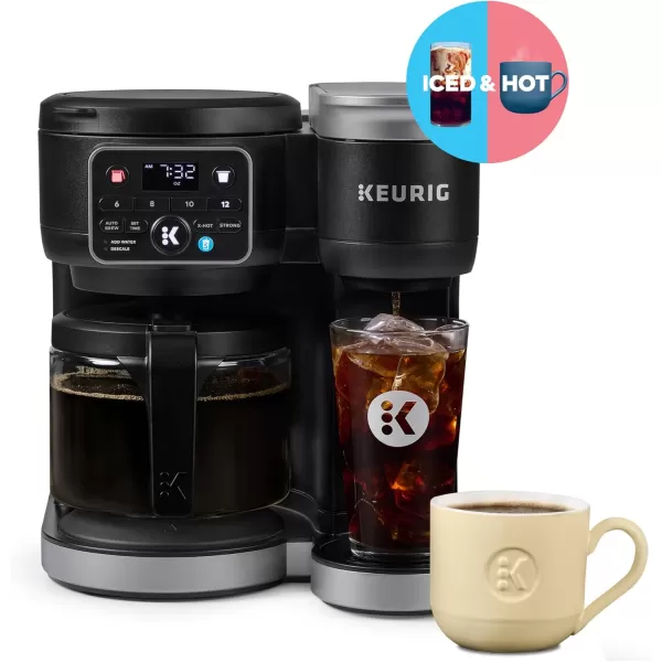 Keurig KDuo Hot ampamp Iced Single Serve ampamp Carafe Coffee Maker MultiStream Technology 72oz Reservoir Gen 2