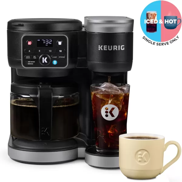 Keurig KDuo Hot ampamp Iced Single Serve ampamp Carafe Coffee Maker MultiStream Technology 72oz Reservoir Gen 2