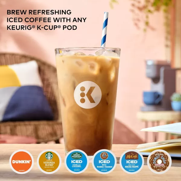 Keurig KIced Coffee Maker Single Serve KCup Pod Iced Coffee Maker With Hot and Cold Coffee Capabilities Brews Any KCup Pod WhiteWhite