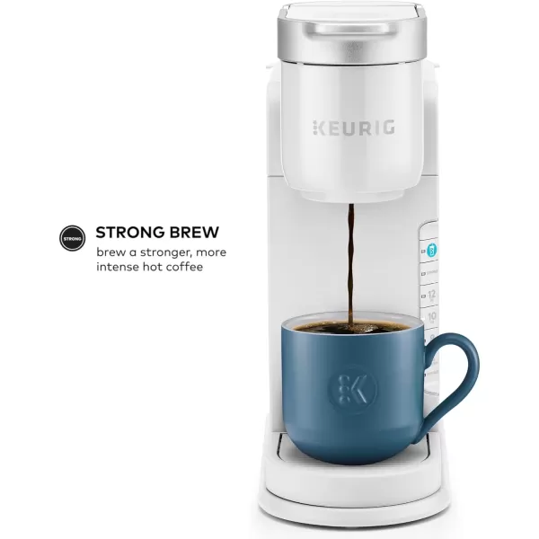 Keurig KIced Coffee Maker Single Serve KCup Pod Iced Coffee Maker With Hot and Cold Coffee Capabilities Brews Any KCup Pod WhiteWhite