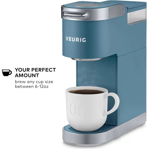 Keurig KMini Plus Single Serve KCup Pod Coffee Maker with 6 to 12oz Brew Size Stores up to 9 KCup Pods Travel Mug Friendly Matte BlackEvening Teal