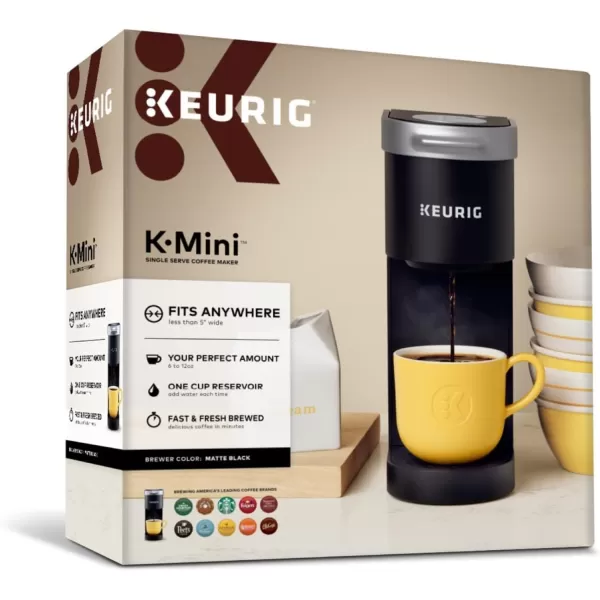 Keurig KMini Single Serve Coffee Maker OasisBlack