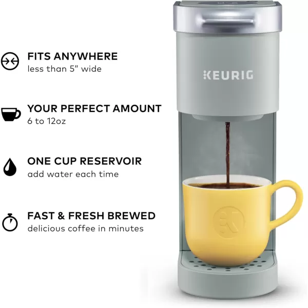 Keurig KMini Single Serve Coffee Maker OasisStudio Gray