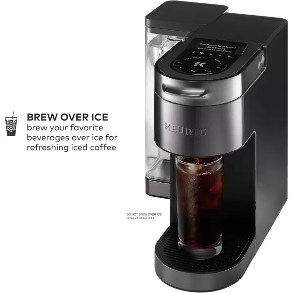 Keurig KSupreme Plus SMART Coffee Maker Single Serve KCup Pod Coffee Brewer BREWID and MultiStream Technology 78 OzBlack