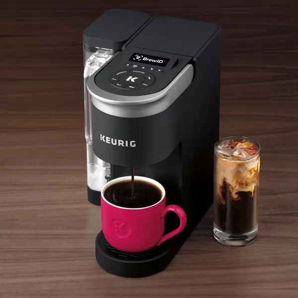 Keurig KSupreme SMART Single Serve Coffee Maker With WiFi Compatibility 4 Brew Sizes And 66oz Removable Reservoir Compatible with Alexa WhiteBlack