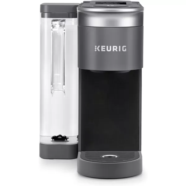 Keurig KSupreme SMART Single Serve Coffee Maker With WiFi Compatibility 4 Brew Sizes And 66oz Removable Reservoir Compatible with Alexa WhiteGray