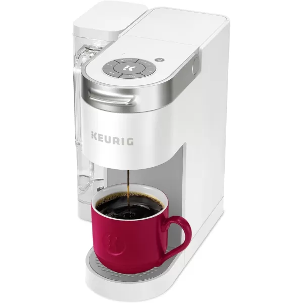 Keurig KSupreme Single Serve KCup Pod Coffee Maker MultiStream Technology 4 Brew Sizes 66oz DualPosition Removable Reservoir WhiteWhite