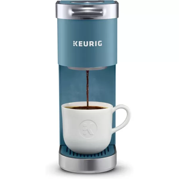 Keurig KMini Plus Single Serve KCup Pod Coffee Maker with 6 to 12oz Brew Size Stores up to 9 KCup Pods Travel Mug Friendly Matte BlackEvening Teal