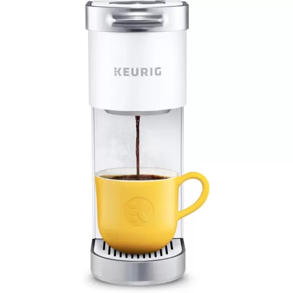 Keurig KMini Plus Single Serve KCup Pod Coffee Maker with 6 to 12oz Brew Size Stores up to 9 KCup Pods Travel Mug Friendly Matte BlackWhite