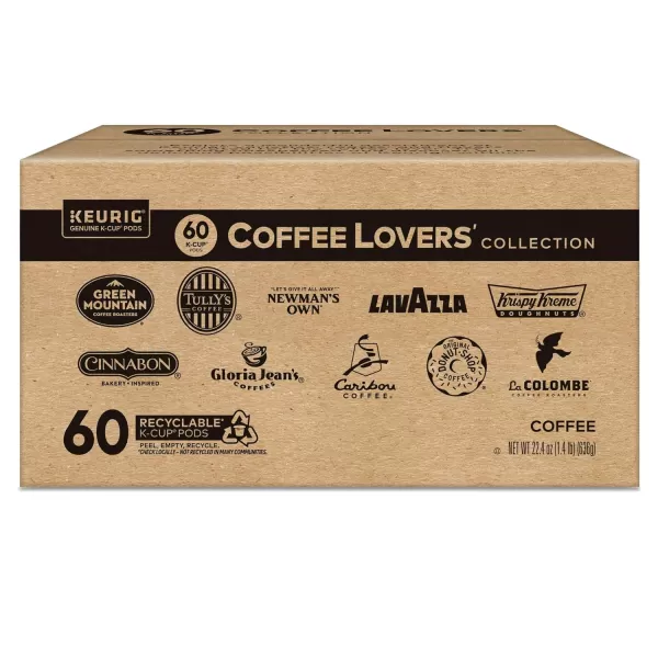 imageKeurig Entertainers Collection Variety Pack SingleServe KCup Pods 40 CountCoffee Lovers