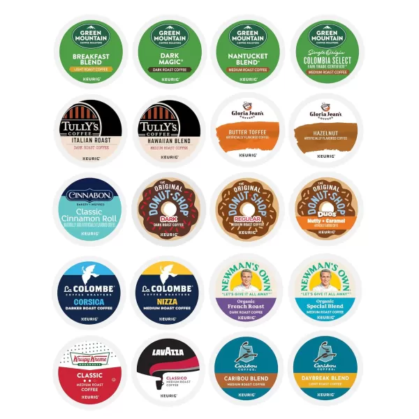 imageKeurig Entertainers Collection Variety Pack SingleServe KCup Pods 40 CountCoffee Lovers