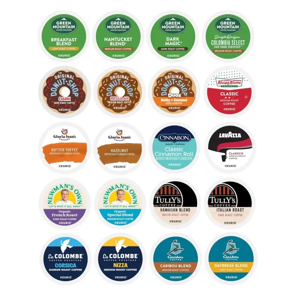 imageKeurig Entertainers Collection Variety Pack SingleServe KCup Pods 40 CountCoffee Lovers