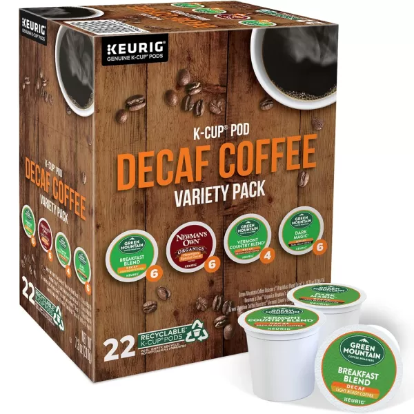 imageKeurig Entertainers Collection Variety Pack SingleServe KCup Pods 40 CountDecaf Coffee Variety