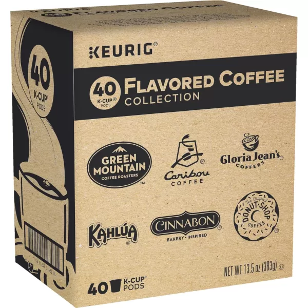 imageKeurig Entertainers Collection Variety Pack SingleServe KCup Pods 40 CountOLD Flavored Variety