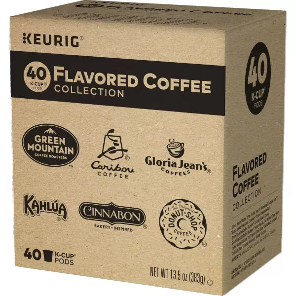 imageKeurig Entertainers Collection Variety Pack SingleServe KCup Pods 40 CountOLD Flavored Variety