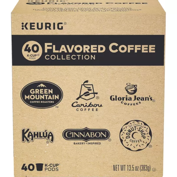 imageKeurig Entertainers Collection Variety Pack SingleServe KCup Pods 40 CountOLD Flavored Variety