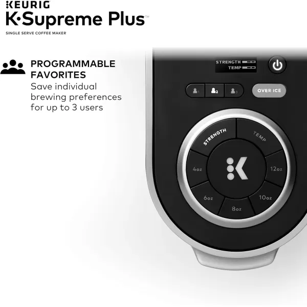 imageKeurig KSupreme Plus Single Serve Coffee Maker with Caribou Coffee Favorites Variety Pack 40 KCup Pods