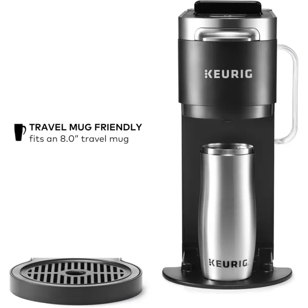 imageKeurig KDuo Plus Single Serve ampamp Carafe Coffee Maker MultiPosition 60oz Removable Reservoir Programmable Auto Brew Carafe Black