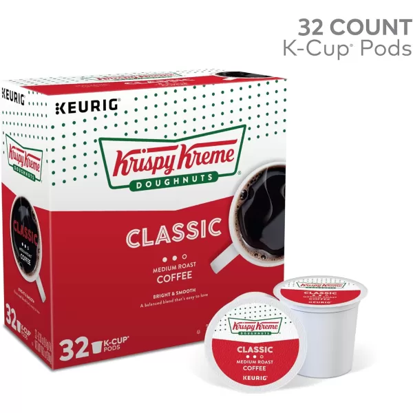 imageKeurig KMini Plus Single Serve Coffee Maker with Krispy Kreme Coffee Pods 32 count