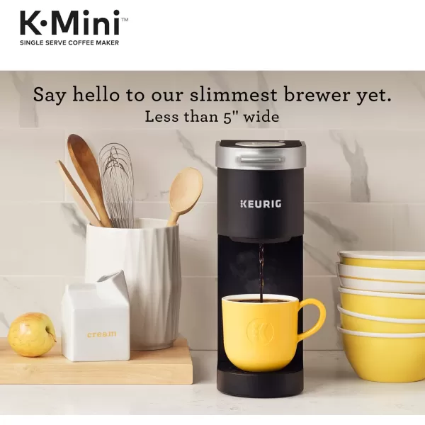 imageKeurig KMini SingleServe KCup Coffee Maker Black and Keurig Standalone Milk Frother BlackBlack