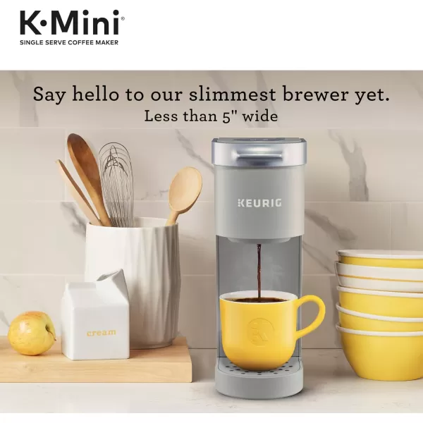 imageKeurig KMini SingleServe KCup Coffee Maker Black and Keurig Standalone Milk Frother BlackStudio Gray